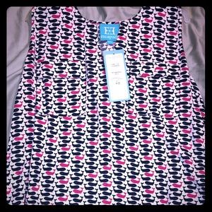 Escapada whale tank shirt XL NWT New